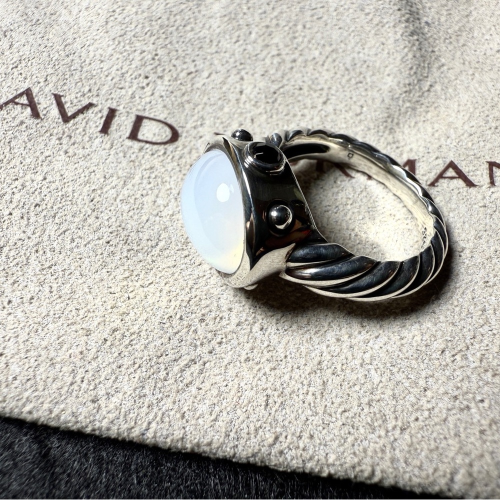 David Yurman Renaissance Ring with Moon Quartz